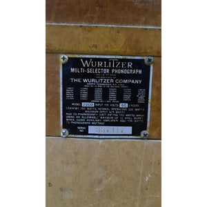 Wurlitzer 2200 Jukebox