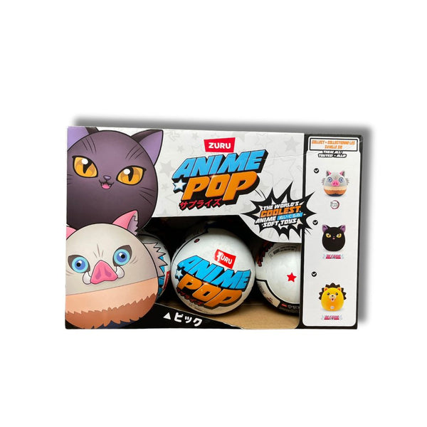 Zuru Anime Pop Plush Series 1 (x12) Assorted Designs