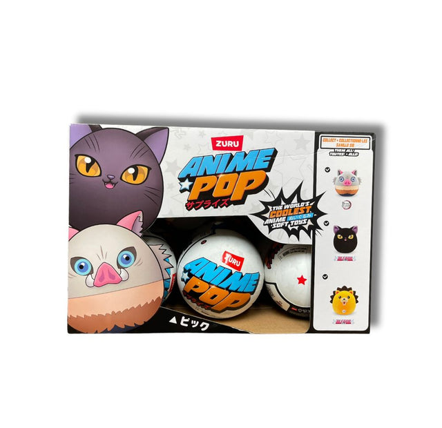 Zuru Anime Pop Plush Series 1 (x12) Assorted Designs