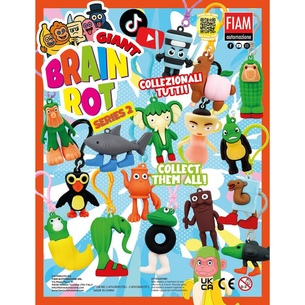 Brainrot (x300) Popular Tiktok 65mm Prize Vending Capsules