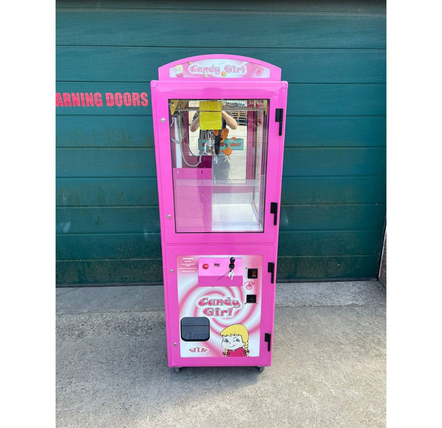 Used Candy Girl Prize Every Time Grabber Crane