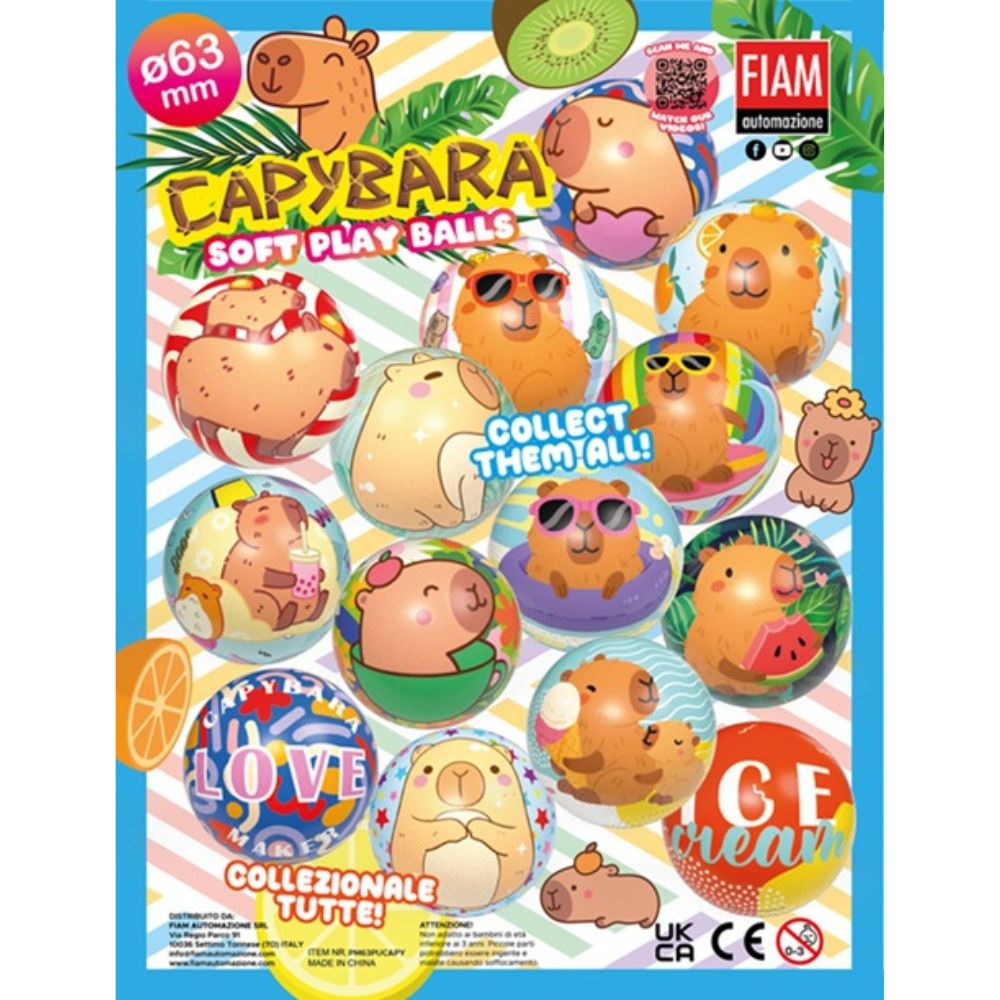 Capybara Soft Play Balls 63mm (x360)