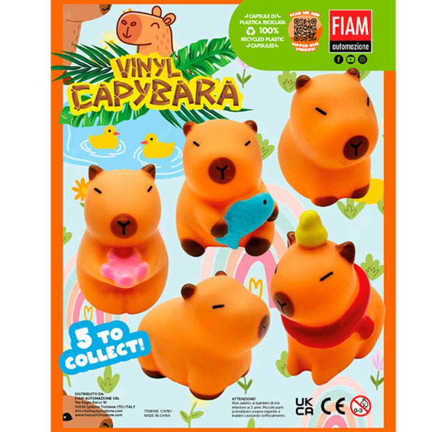 Vinyl Capybara 100mm (x100) Vending Capsules