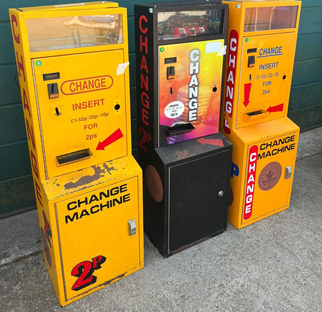 Bundle of 3 Used Change Machines