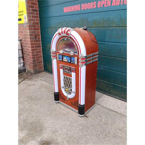Used Retro Style Modern Jukebox for Vinyl, CD, USB & Bluetooth