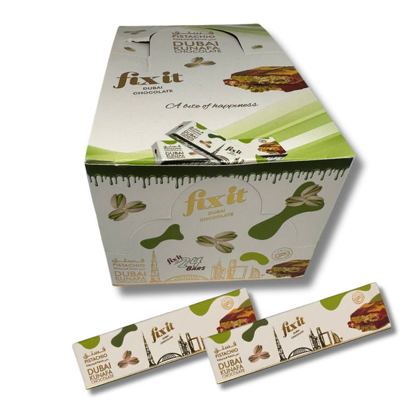 Dubai Chocolate (Pistachio) COCO PISTA KNAFEH 100g Bar (x24) - Less than half price!