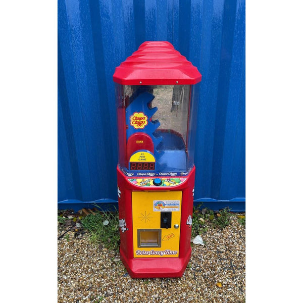 Used Red Chupa Stairway Lolly Vending Machine