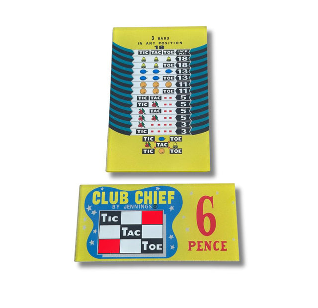 Jennings Club Chief 6 Pence Variant Arcade Recreation x 2 Pieces