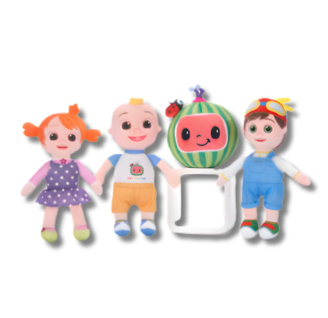 Cocomelon Plush 7-13 inch Size 3 - 4 Assorted designs (x48)