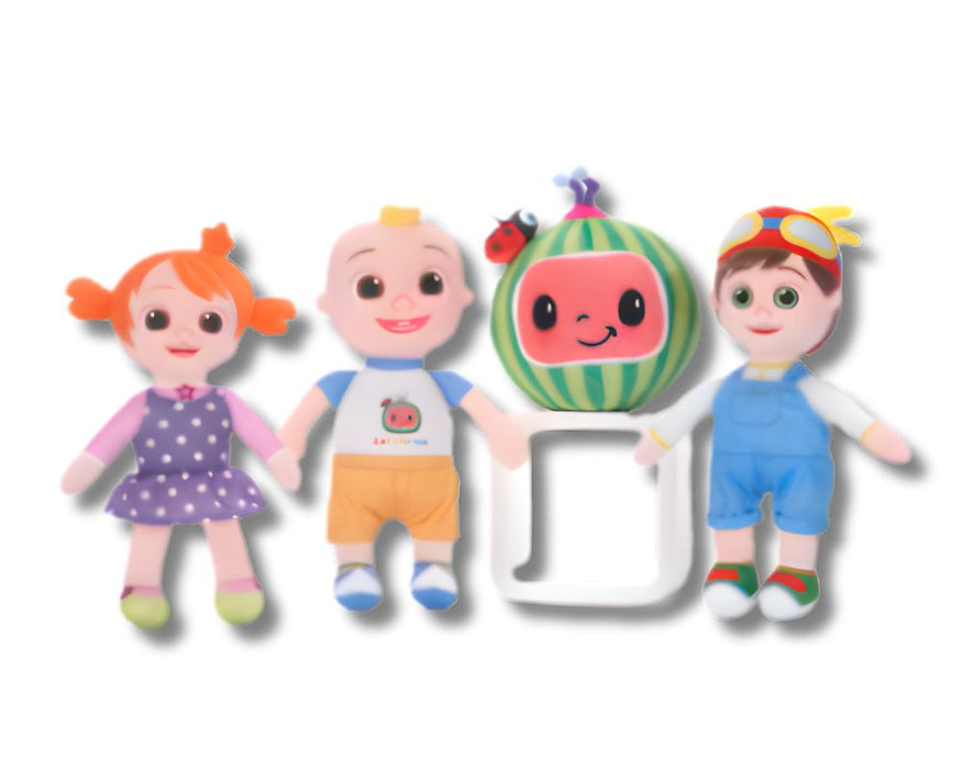 Cocomelon Plush 7-13 inch Size 3 - 4 Assorted designs (x48)