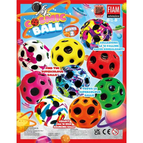 Cosmic Ball High Bounce 100 mm Vending Prize Capsule (x100)