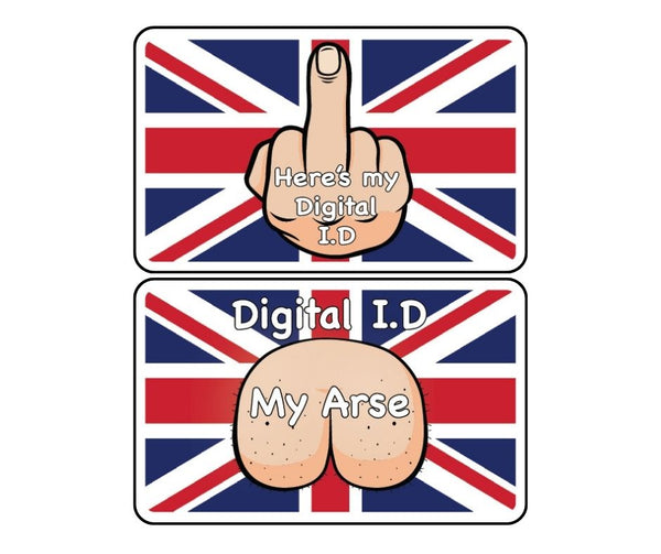 Digital ID Humorous Plastic Cards (x250) Great for Pusher Prizes