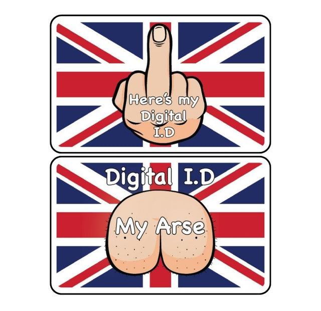 Digital ID Humorous Plastic Cards (x250) Great for Pusher Prizes