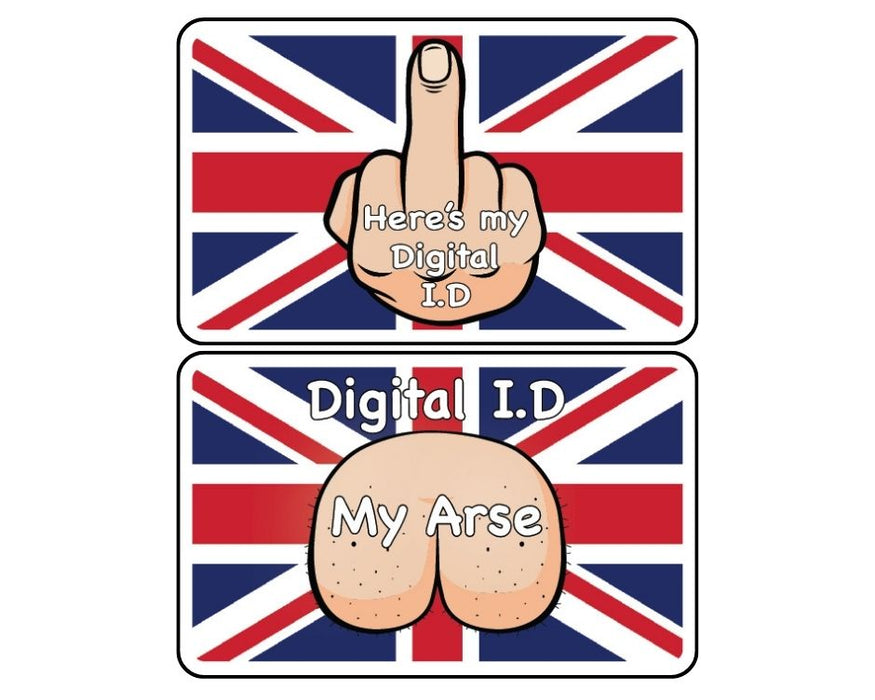Digital ID Humorous Plastic Cards (x250) Great for Pusher Prizes