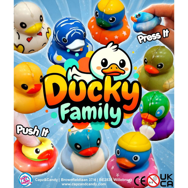Ducky Family in a 50mm capsule.