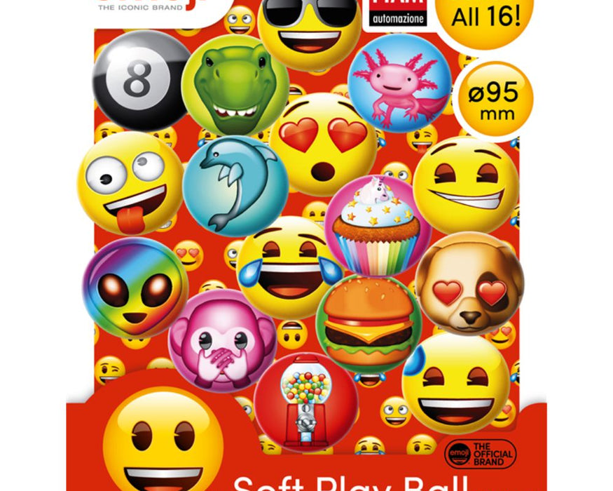 Play Balls Emoji (x100) 100mm Vending Ball