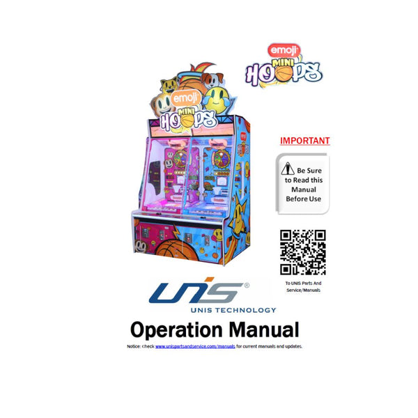 UNIS  emoji Mini Hoops 2 Player - UNIS Digital Manual PDF