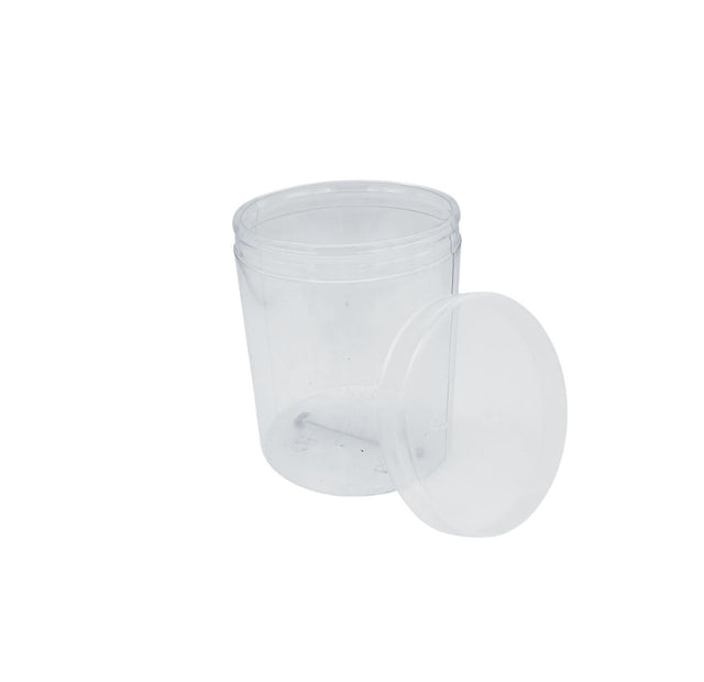 Clear Empty Cylindrical Container for Over the Edge - 1 piece 104mmx85mm