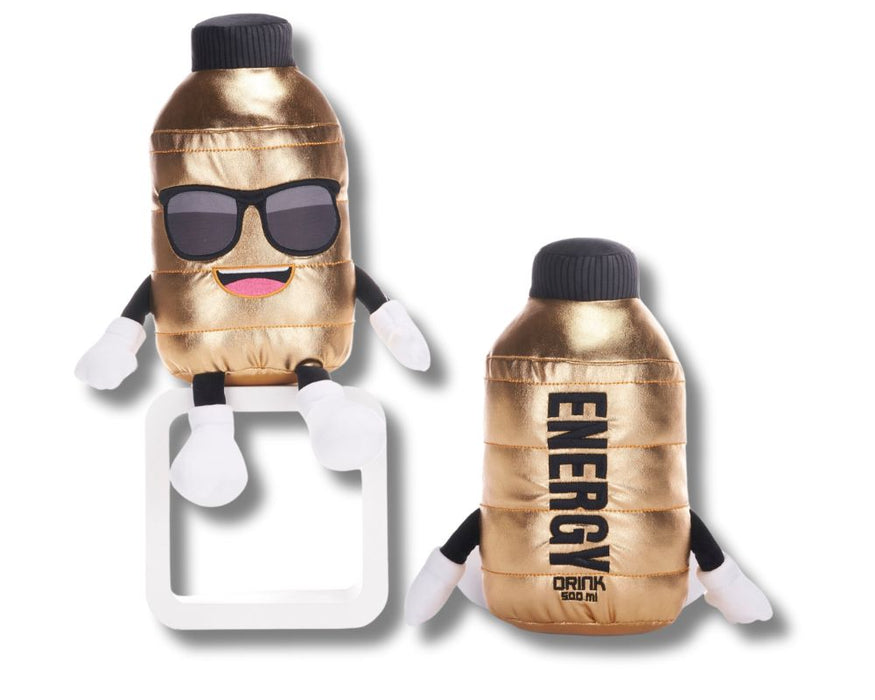 Gold Energy Drink Plush - Size 3 Prize Plush (x36)