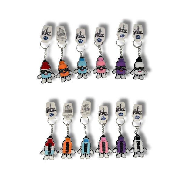 Energy Drink Laser 2 sided keyrings Assorted (x576)