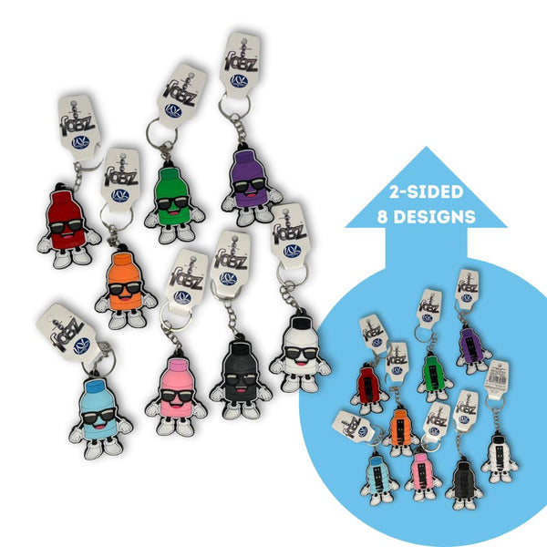 Energy Drink Laser 2 sided keyrings Assorted (x576)