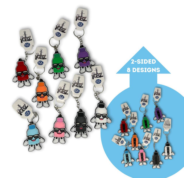 Energy Drink Laser 2 sided keyrings Assorted (x576)