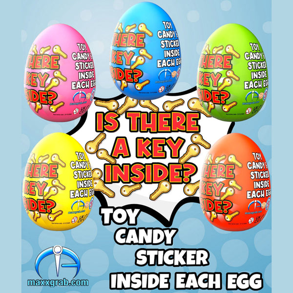 Find a Key / Open The Safe - Surprise Eggs (x288) Prize Vending Capsules