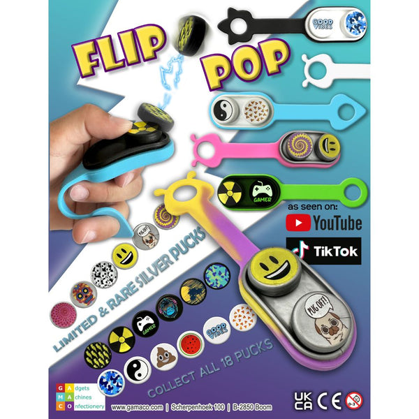 Flip Pops (x400) 68mm Vending Prize Capsules