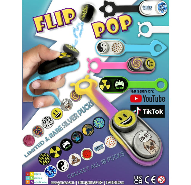 Flip Pops (x400) 68mm Vending Prize Capsules