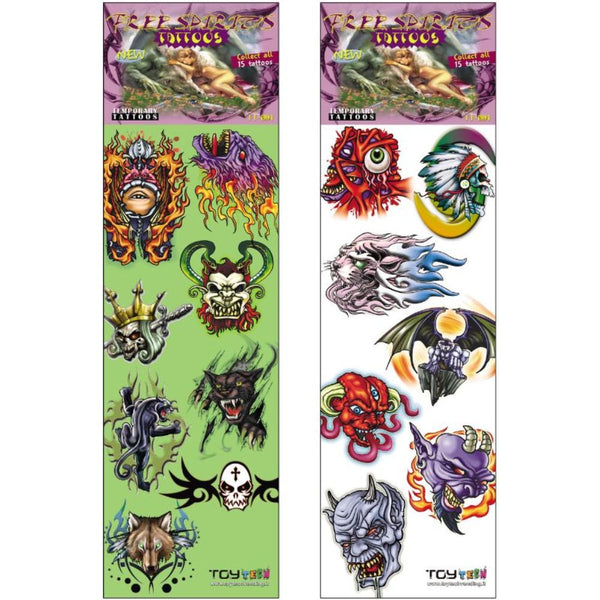 Free Spirit flat-pack vending tattoos.