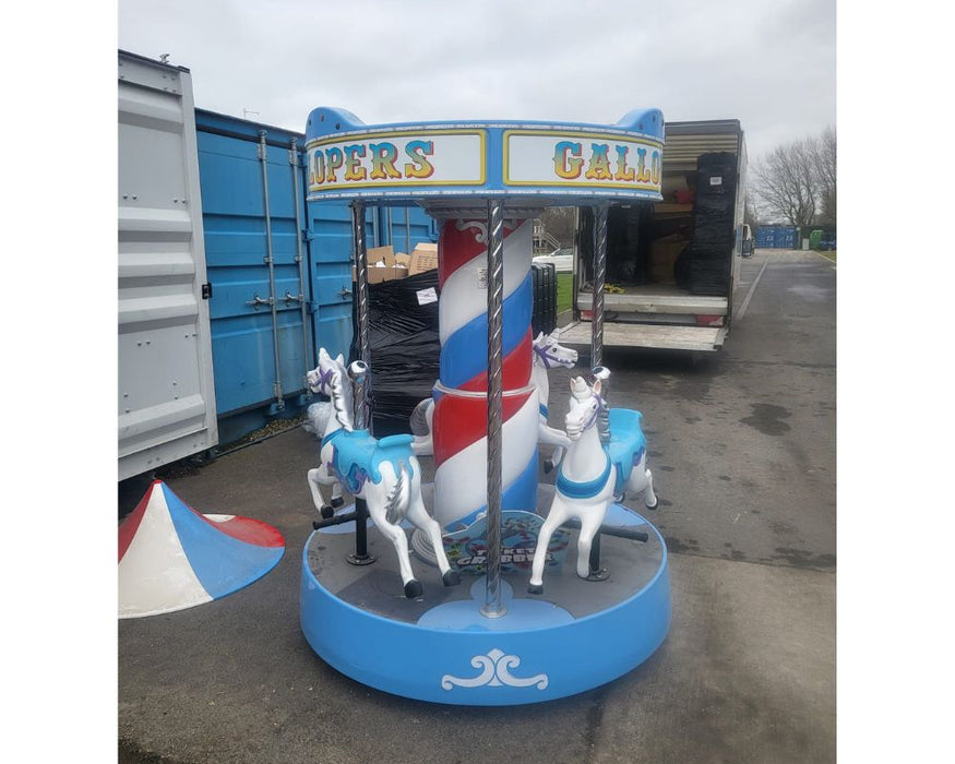 Used Gallopers Carousel Kiddie Ride from Jolly Roger