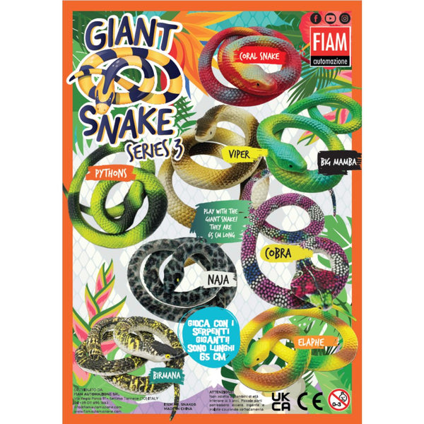 Giant Snake 100mm (x100) Vending Capsules