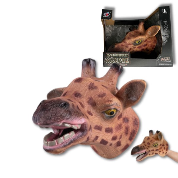  Giraffe soft plastic hand puppet 