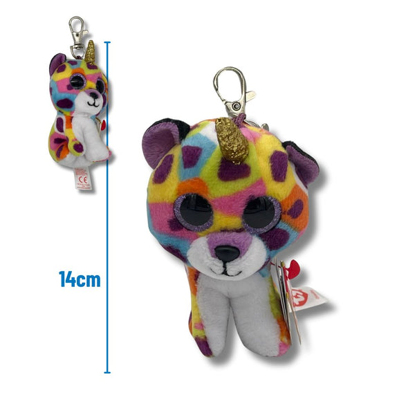 Ty Giselle The Leopard Plush Key Clip (x24) Ty Brand