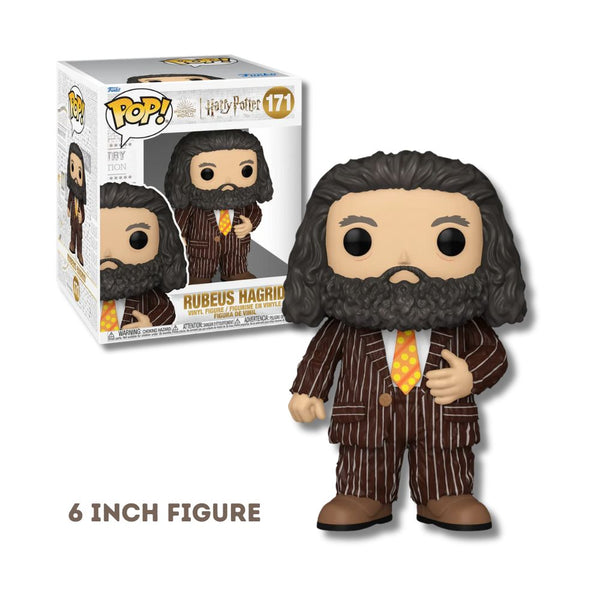 Funko POP super size 6 inch Harry Potter Rubeus Hagrid Vinyl #171.