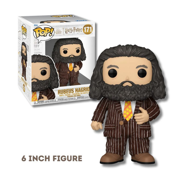 Funko POP super size 6 inch Harry Potter Rubeus Hagrid Vinyl #171.