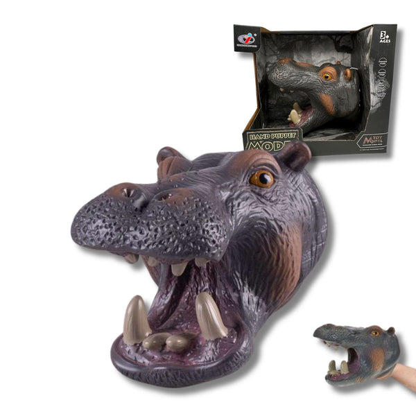 Hippo Soft Plastic Hand Puppet 