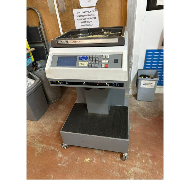 Used Jetsort 4802 Coin Sorter and Counter (M2) with Extra Top