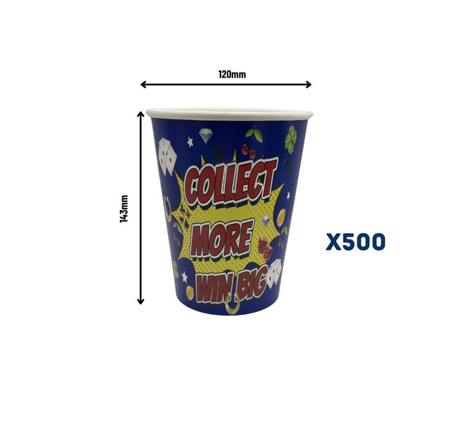 Extra Large Recyclable Coin Cups (x500)