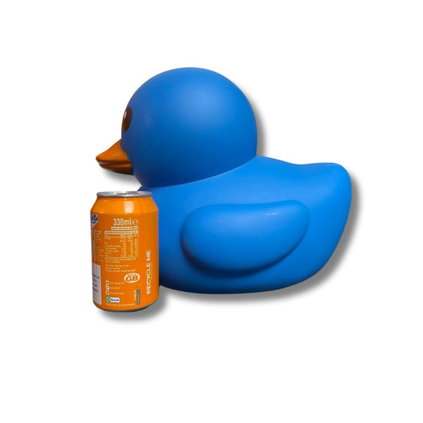 Massive 13 inch Printed Novelty Duck in Pink and Blue (x4)