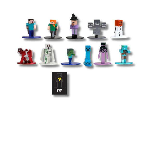Minecraft NANO METALFIGS Blind Bag Assortment Die Cast Action Figures