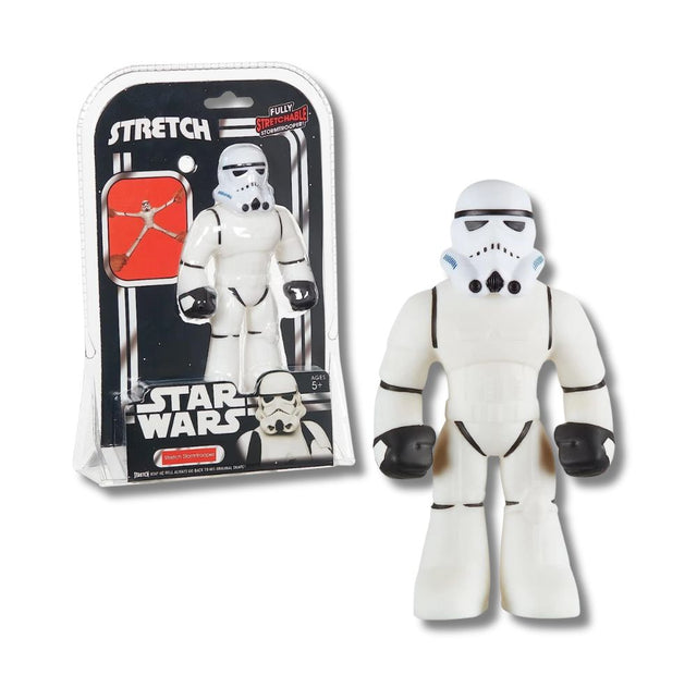 6 Star Wars Stretch mini figures from Stretch Armstrong  4 characters Darth Vader, C-3PO, Boba Fett and Stormtrooper.