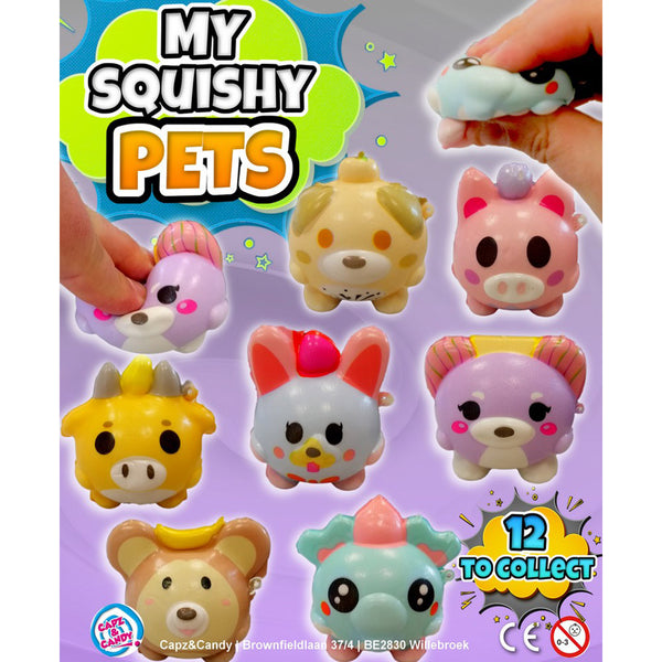 My Squishy Pets (x300) 68mm Vending Prize Capsules