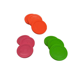 Pac Man Smash Air Hockey Small Puck x 60 - 3 Mixed Colours