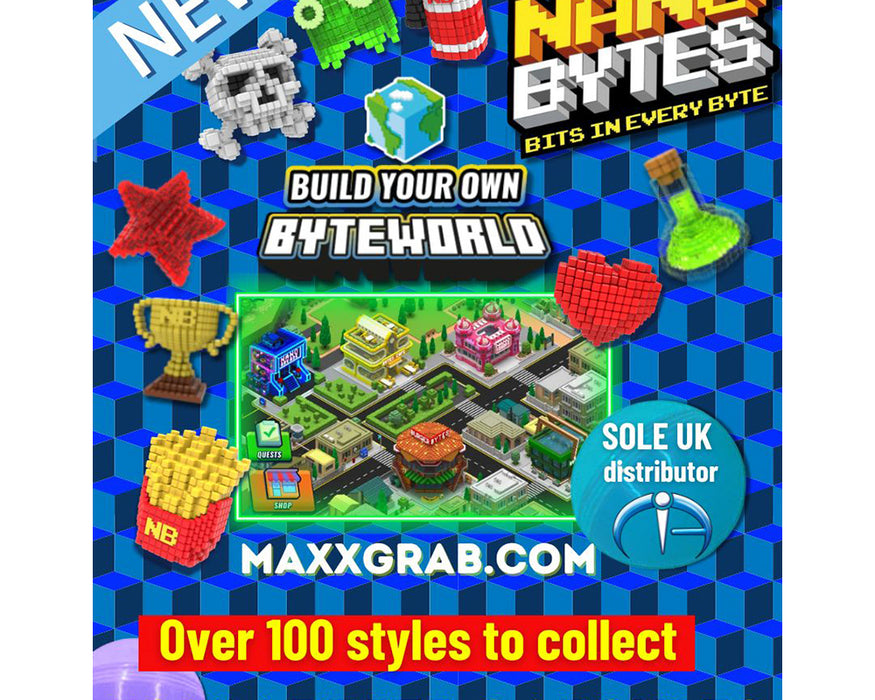 Nano Bytes Collectibles (x500) 50mm Vending Prize Capsules