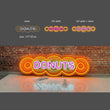 Neon Style LED Sign - Donuts Design 117cm x 37cm WOW Factor