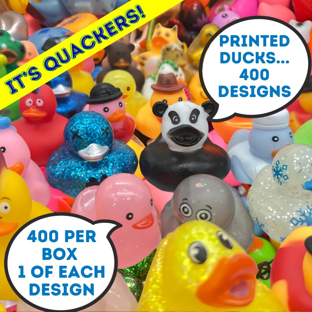 Printed Novelty Ducks Mix AVR004 - 400  Duck Designs (x400)