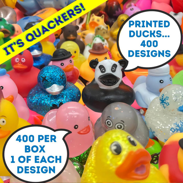 Printed Novelty Ducks Mix AVR004 - 400  Duck Designs (x400)