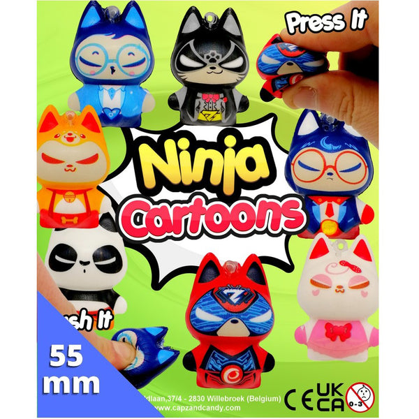 Ninja Cartoons (x300) 50mm Vending Prize Capsules