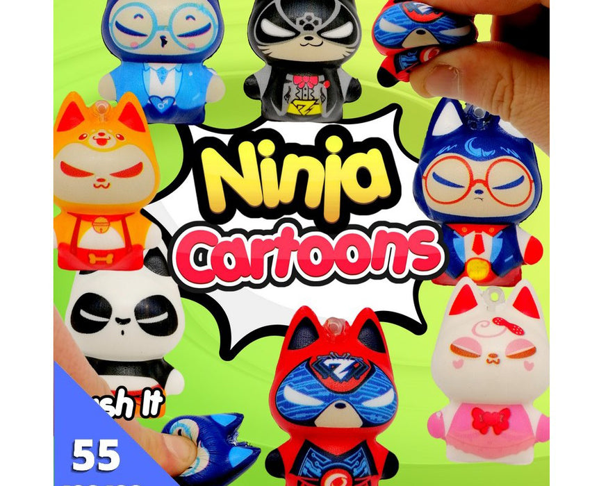Ninja Cartoons (x300) 50mm Vending Prize Capsules